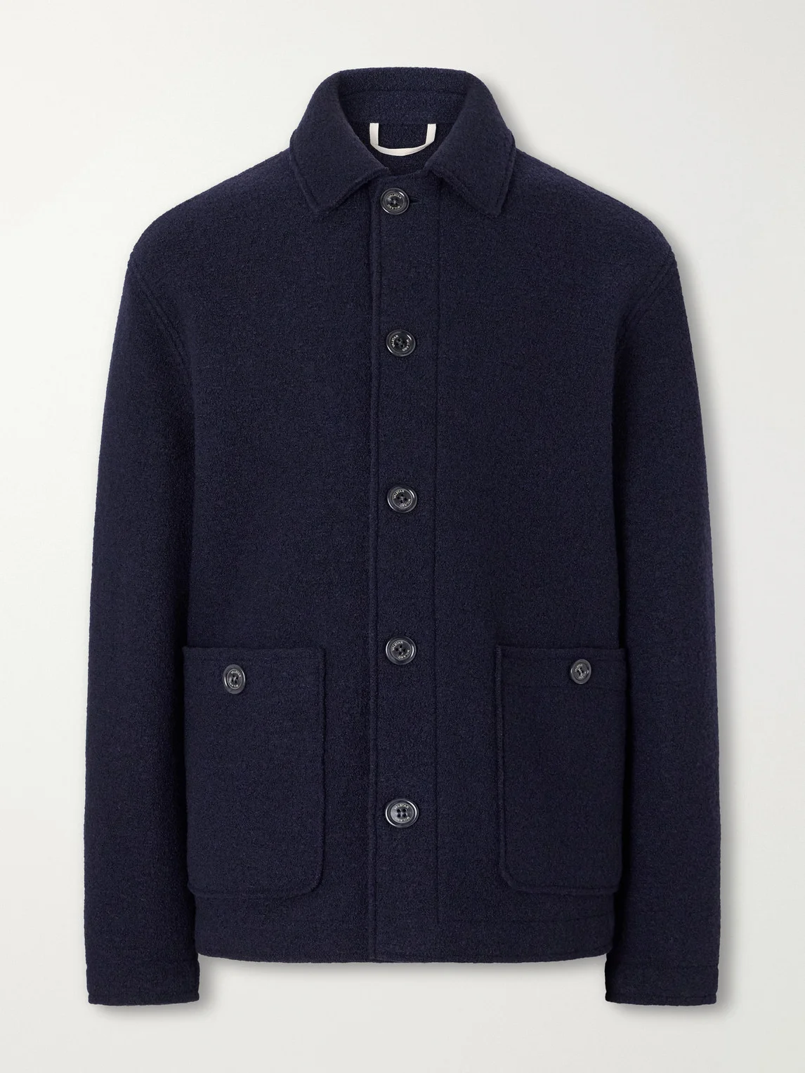 Virgin Wool-Bouclé Jacket - 1