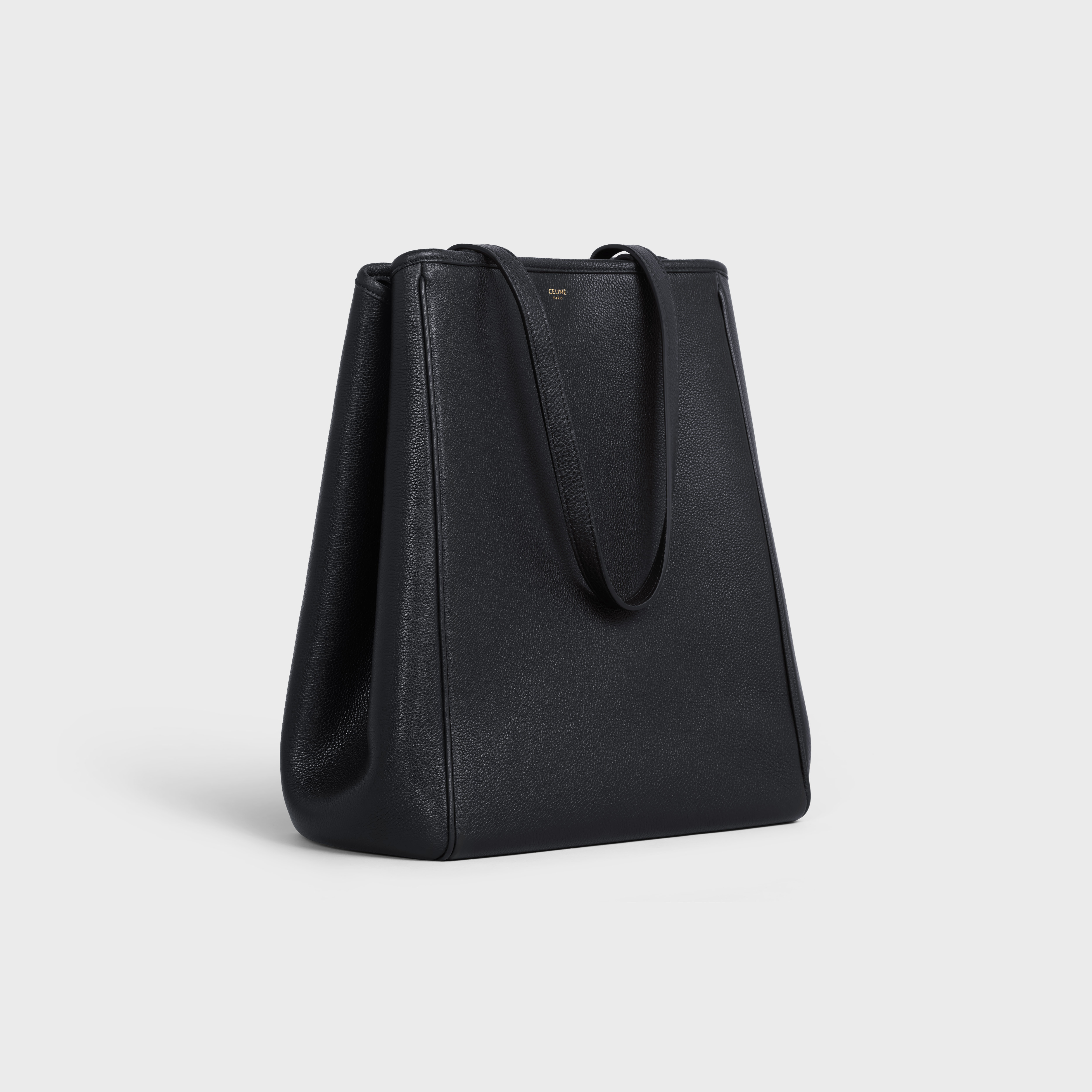 Medium Folded Cabas in Grained Calfskin - 2