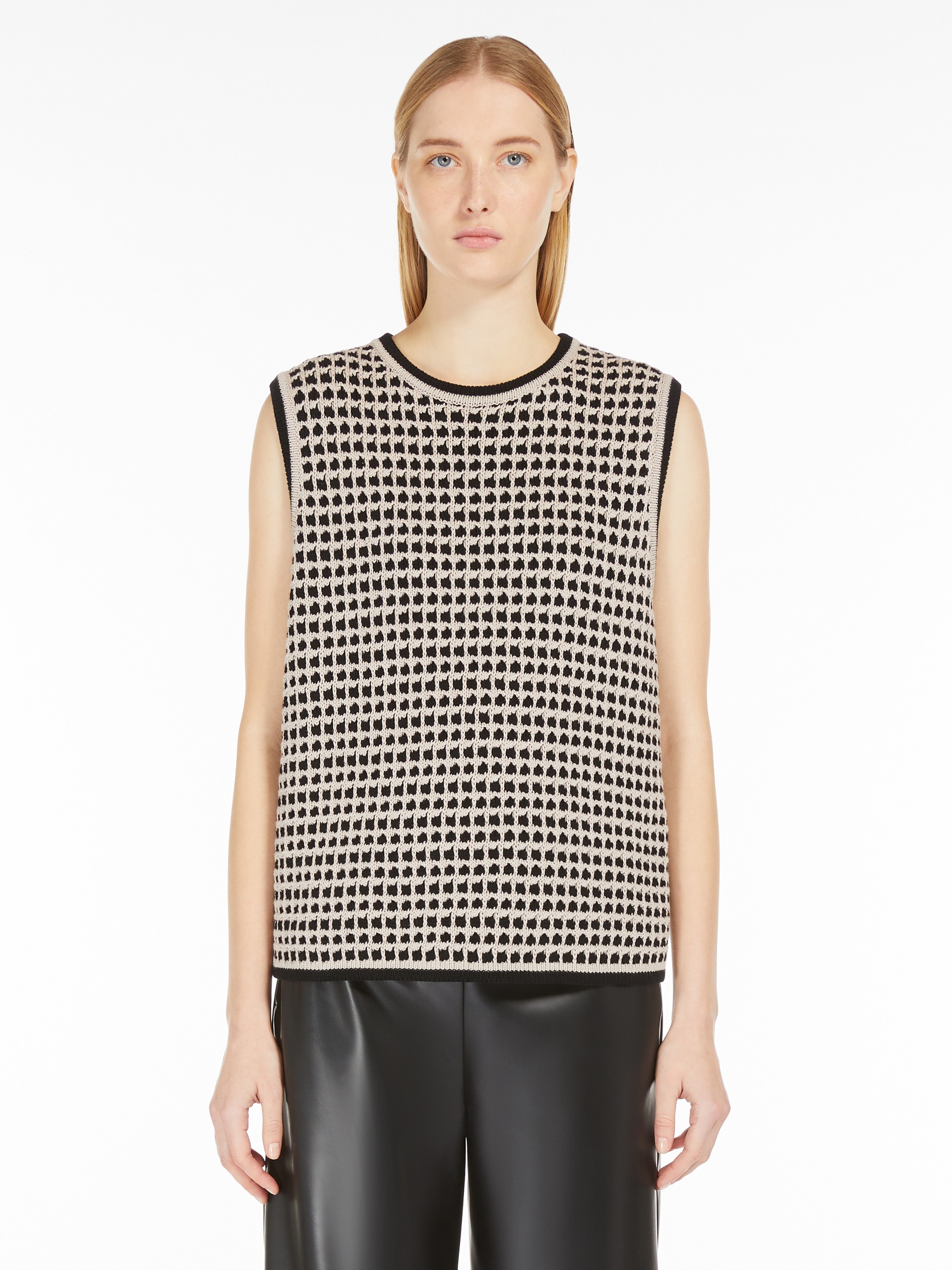 FLERES Cotton yarn gilet - 3