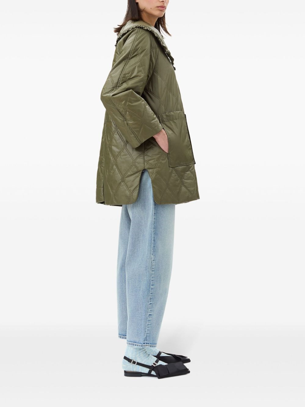 Quilted short jacket - 4