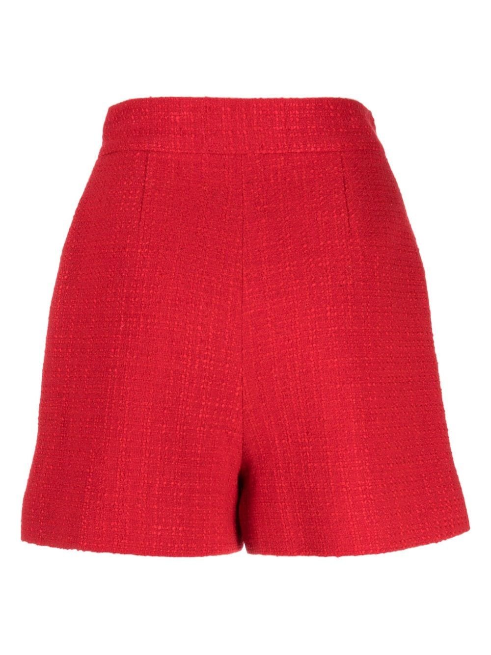 high-rise tweed shorts - 2
