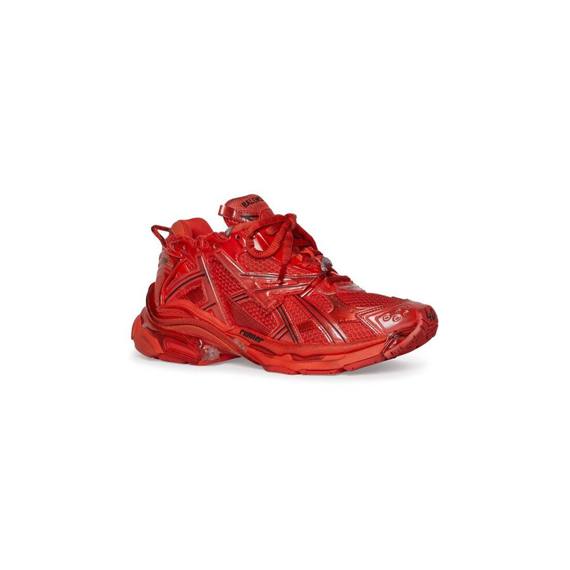 BALENCIAGA Men's Runner Sneaker in Red outlook