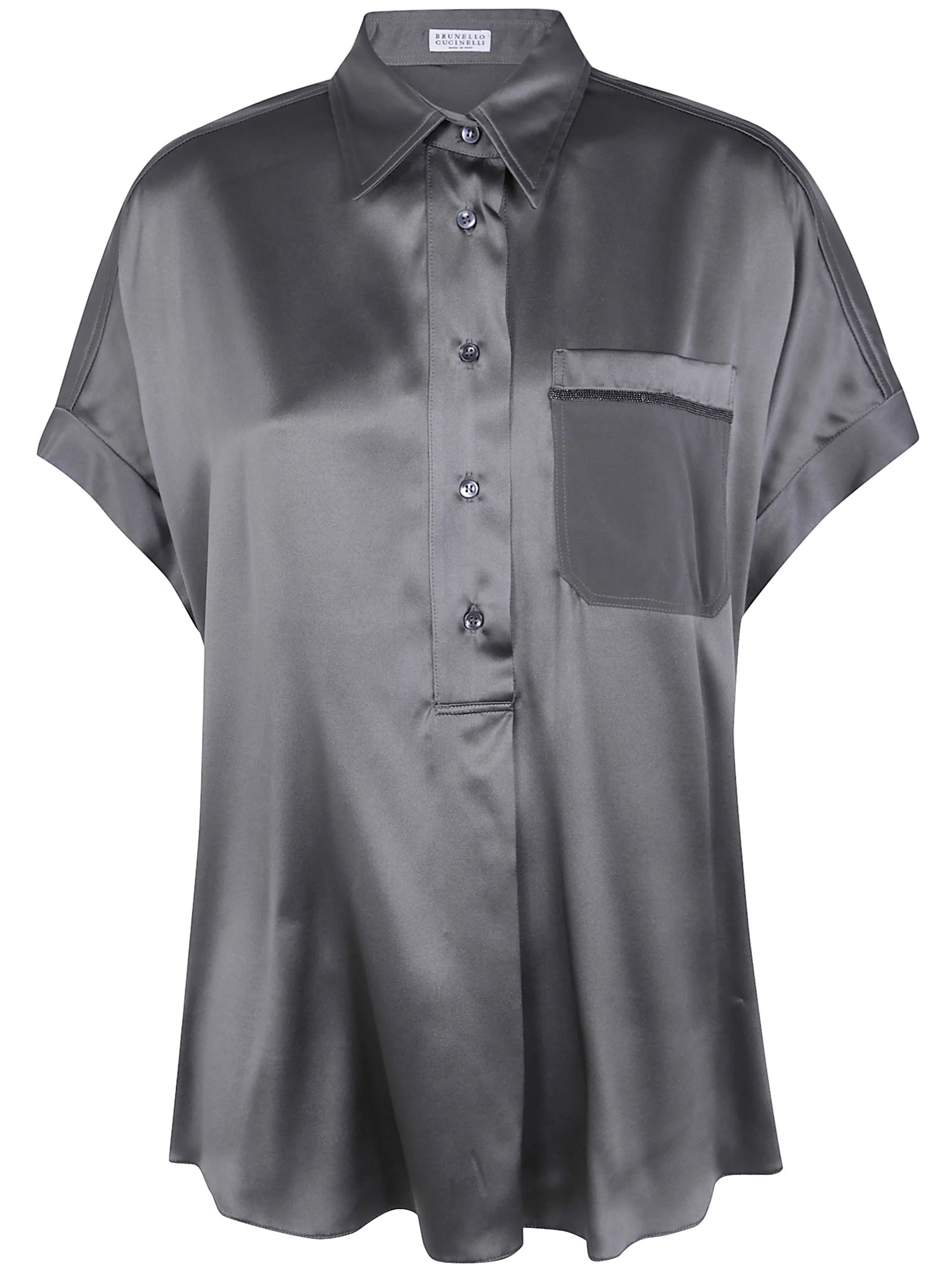 Shirt Short Sleeves "Silky Blouse" - 1