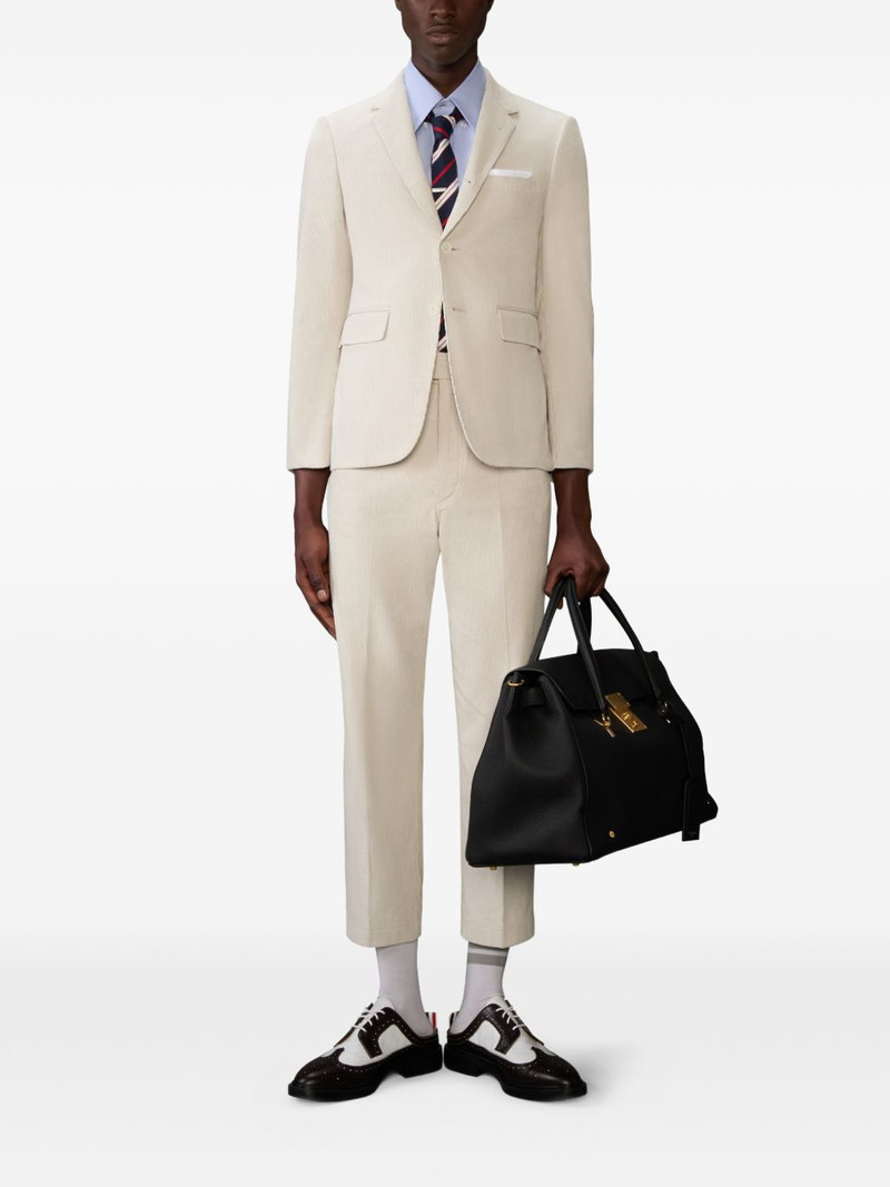 Thom Browne button-fastening blazer outlook
