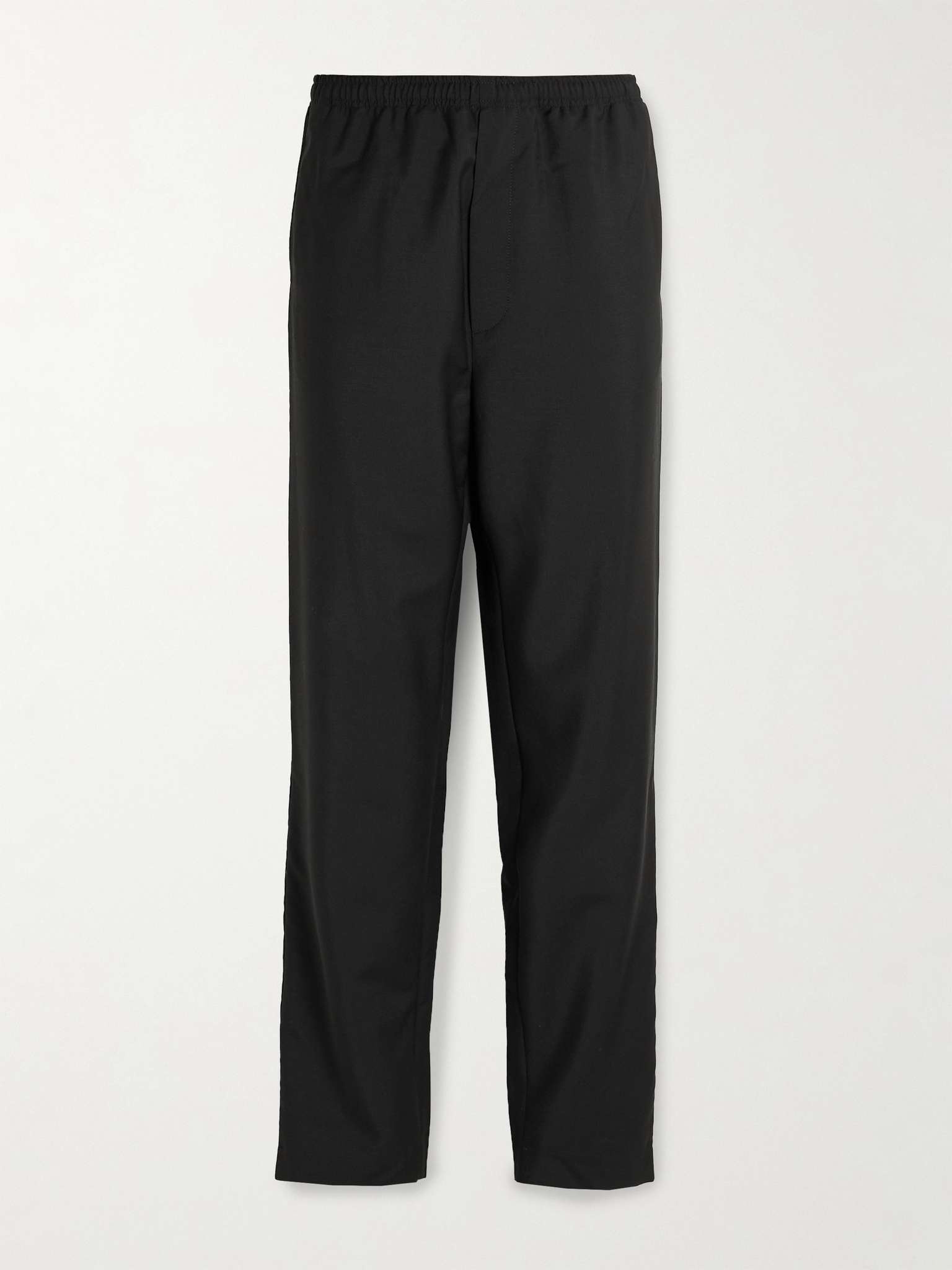 Straight-Leg Wool and Mohair-Blend Grain de Poudre Trousers - 1