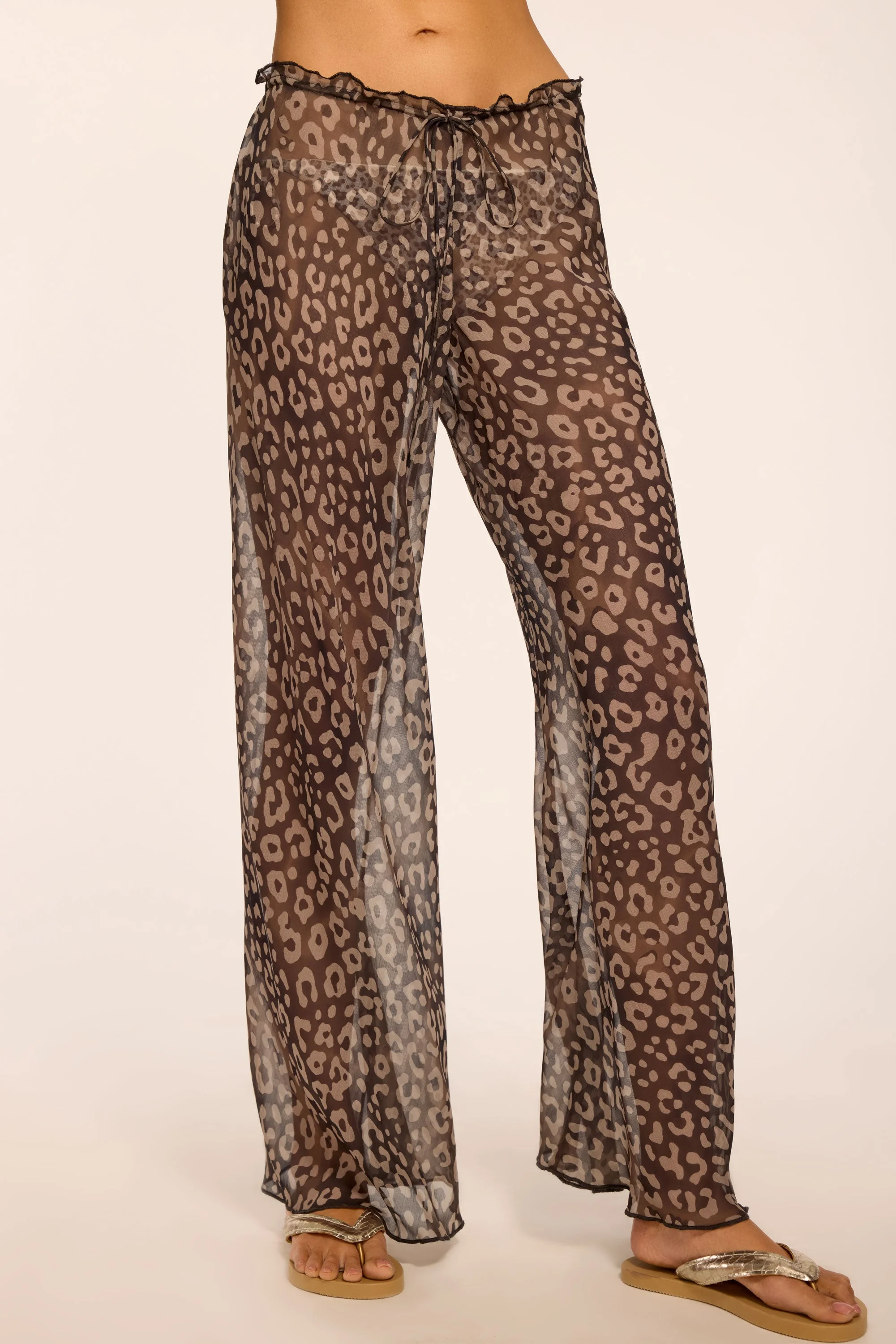 Alayna Printed Coverup Pant - 1