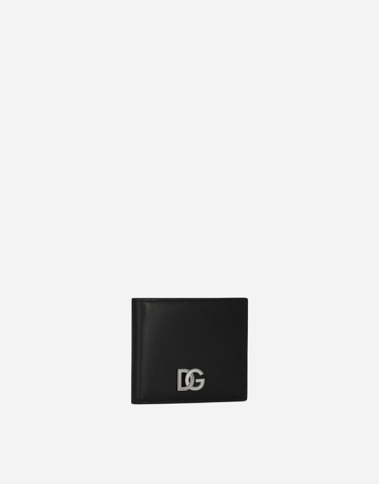 Calfskin nappa wallet with DG logo - 2