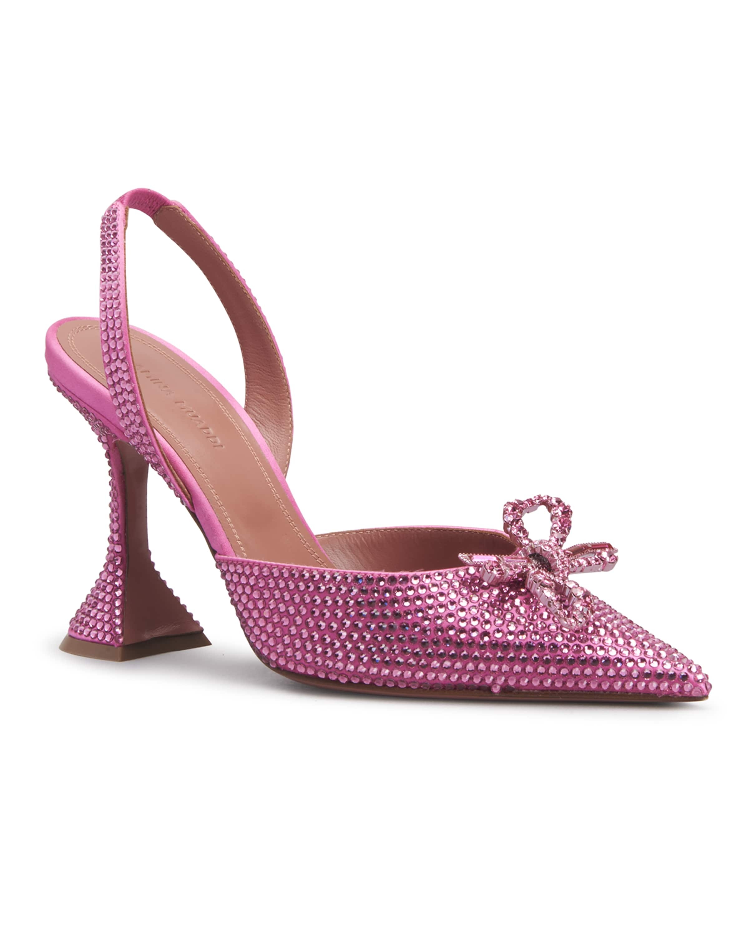 Rosie Crystal Bow Halter Pumps - 2