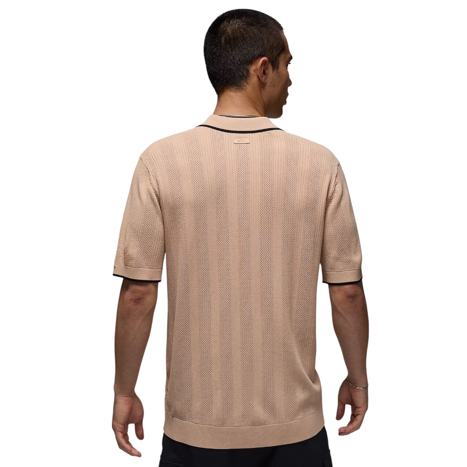 Air Jordan Sport Knit Button-Down Golf Top shirt 'Linen' HV1157-248 - 2