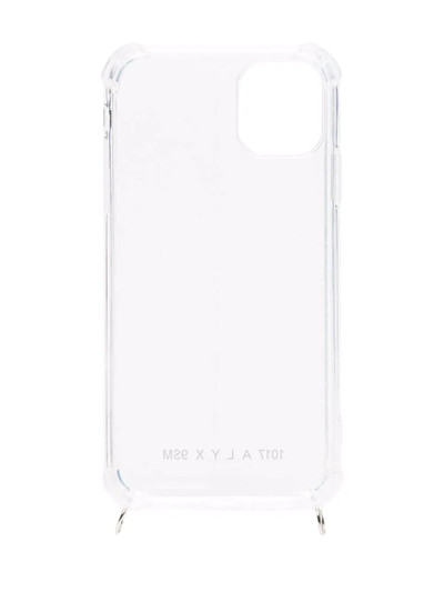 1017 ALYX 9SM iPhone 11 clear case outlook