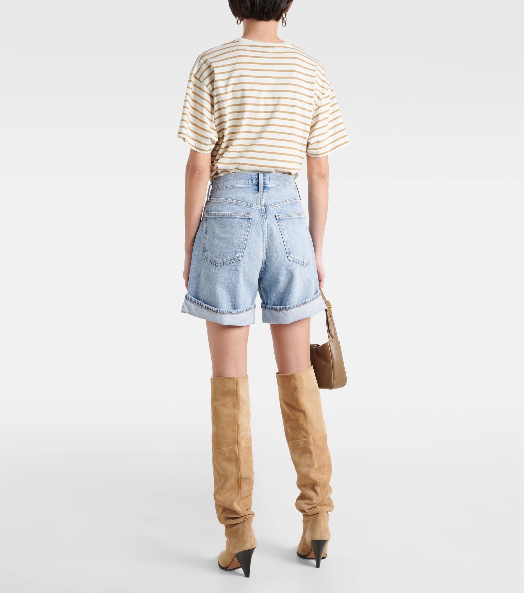 Dame high-rise denim shorts - 3