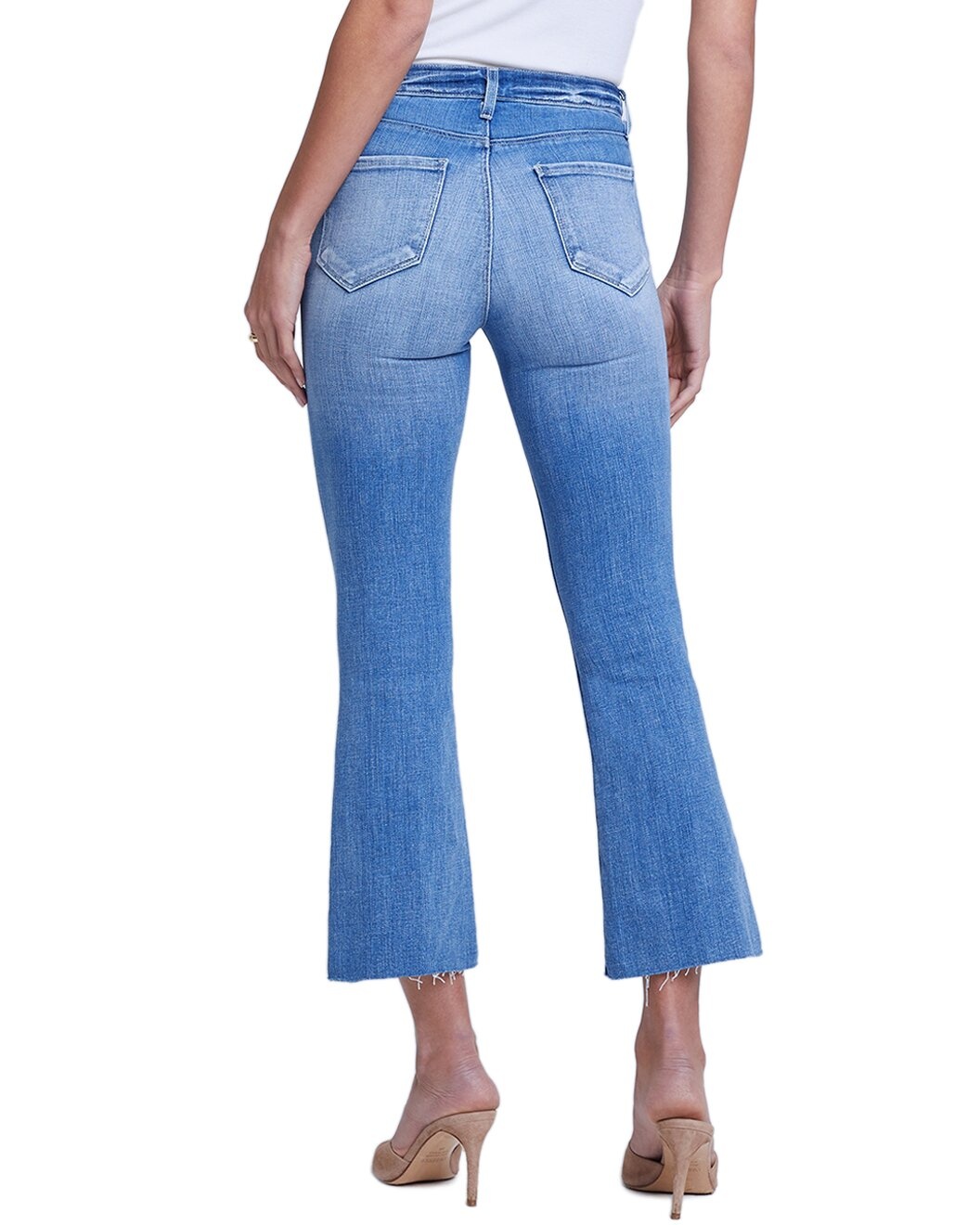 L’AGENCE Kendra High-Rise Crop Flare Balboa Jean - 2