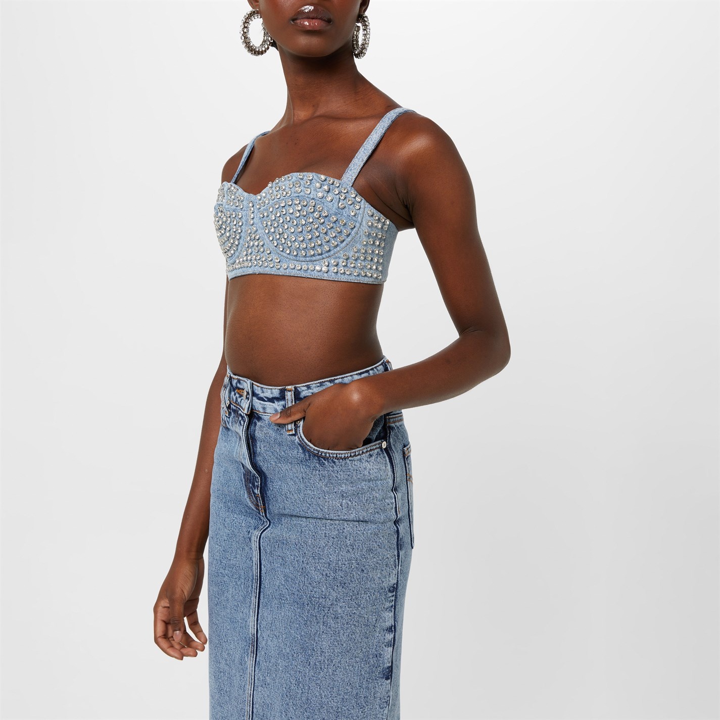 MOSCHINO DENIM CROP LD41 - 4