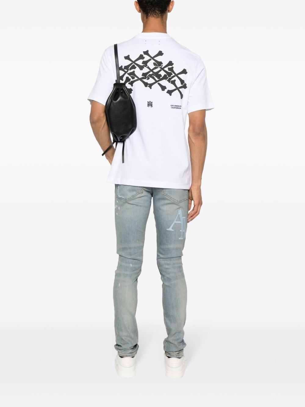 Bones Stacked cotton T-shirt - 2