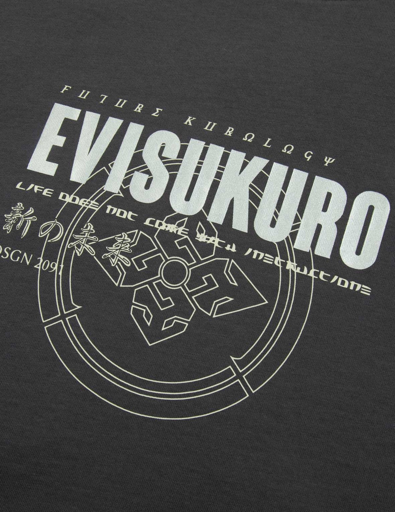 Logo and Kamon Print T-Shirt 7