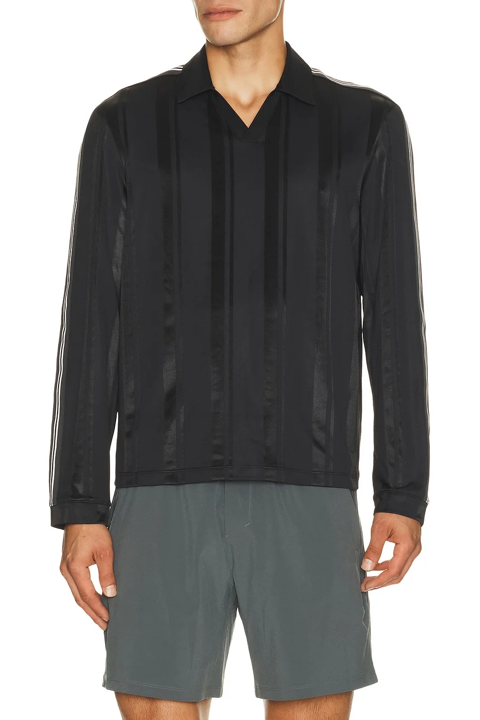 Knit Stripe Rugby Shirt - 1