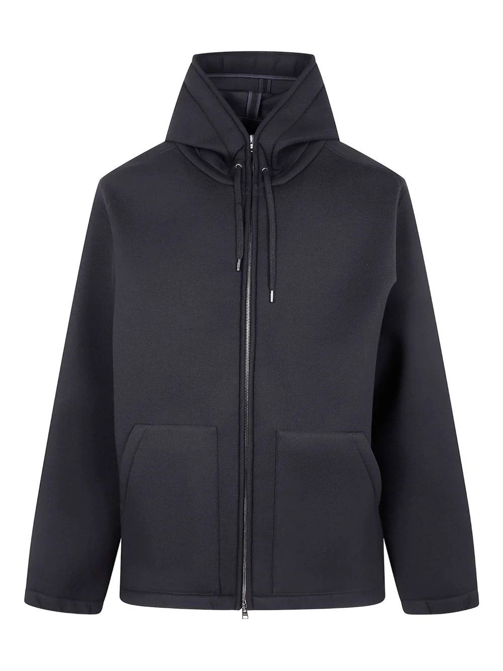 hooded zip-up jacket - 1