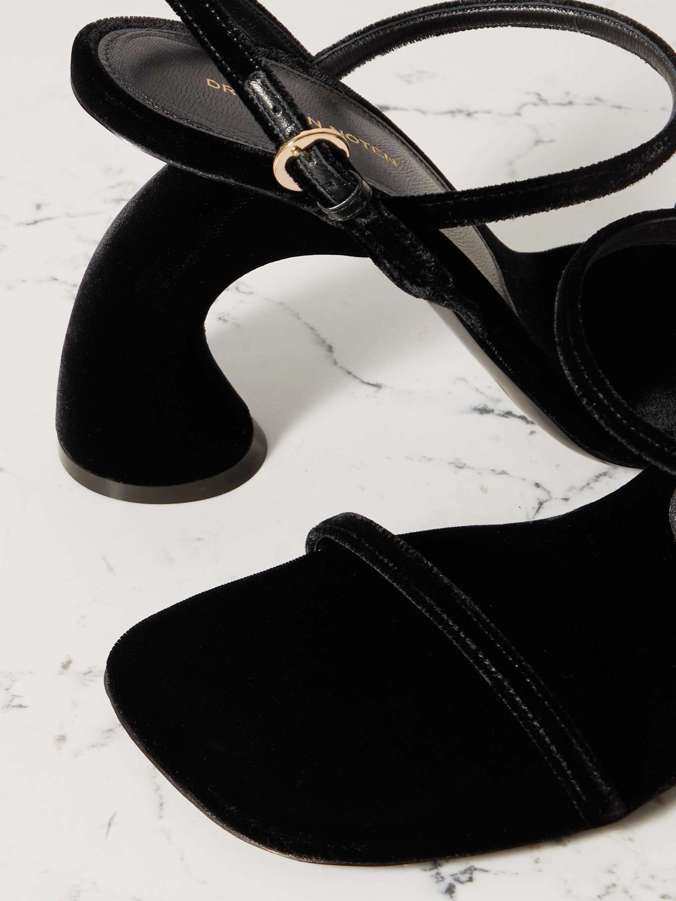 Velvet sandals - 4