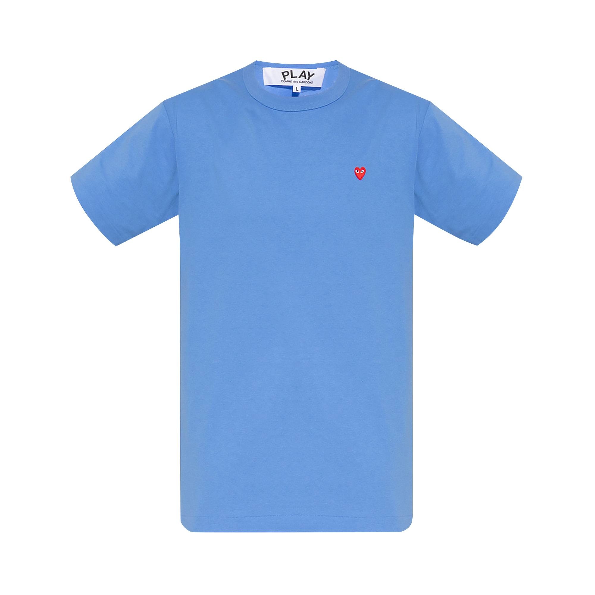 Comme des Garçons PLAY Small Heart T-Shirt 'Blue' - 1