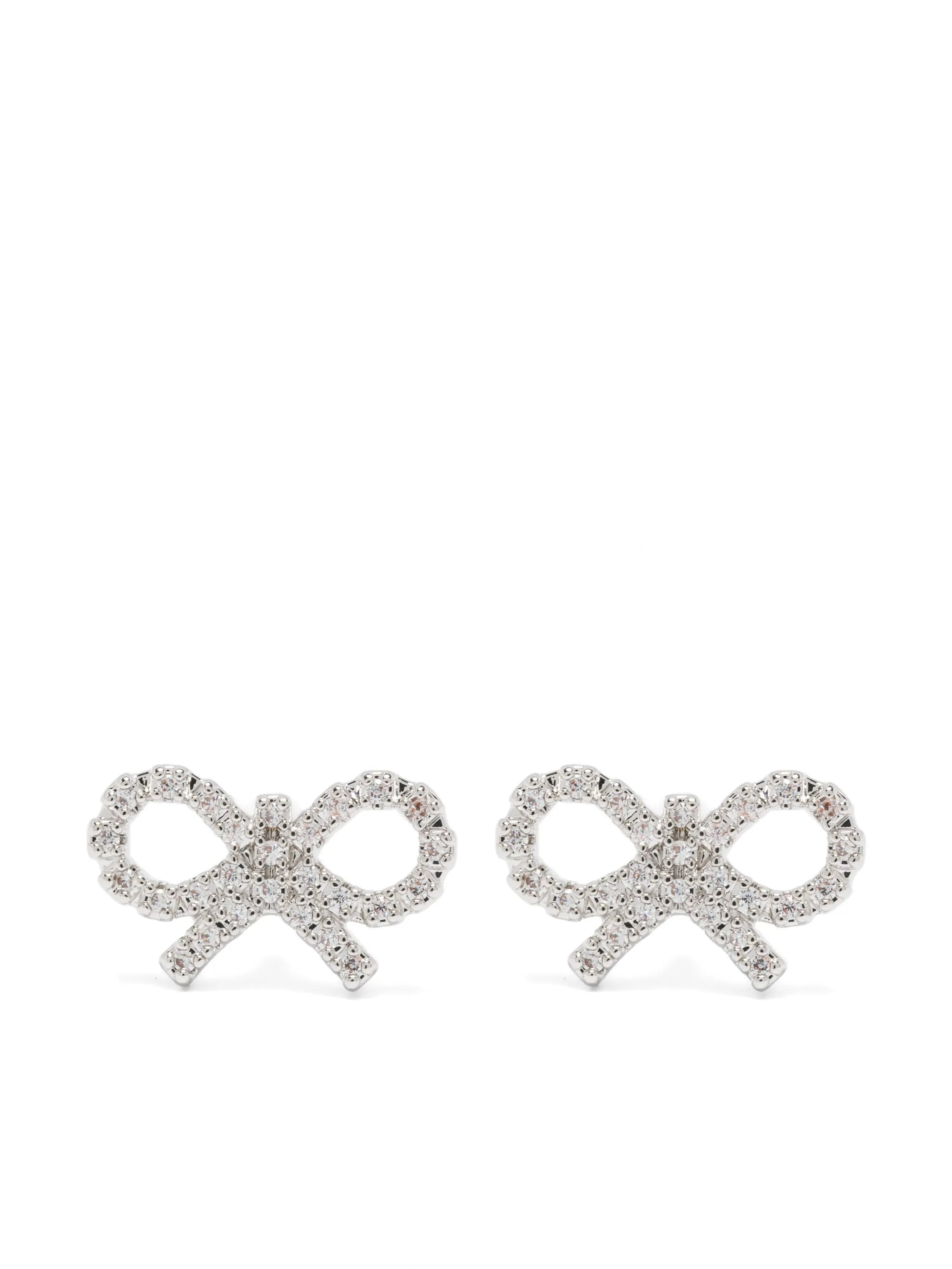 Self Portrait Micro Bow Earrings - 1