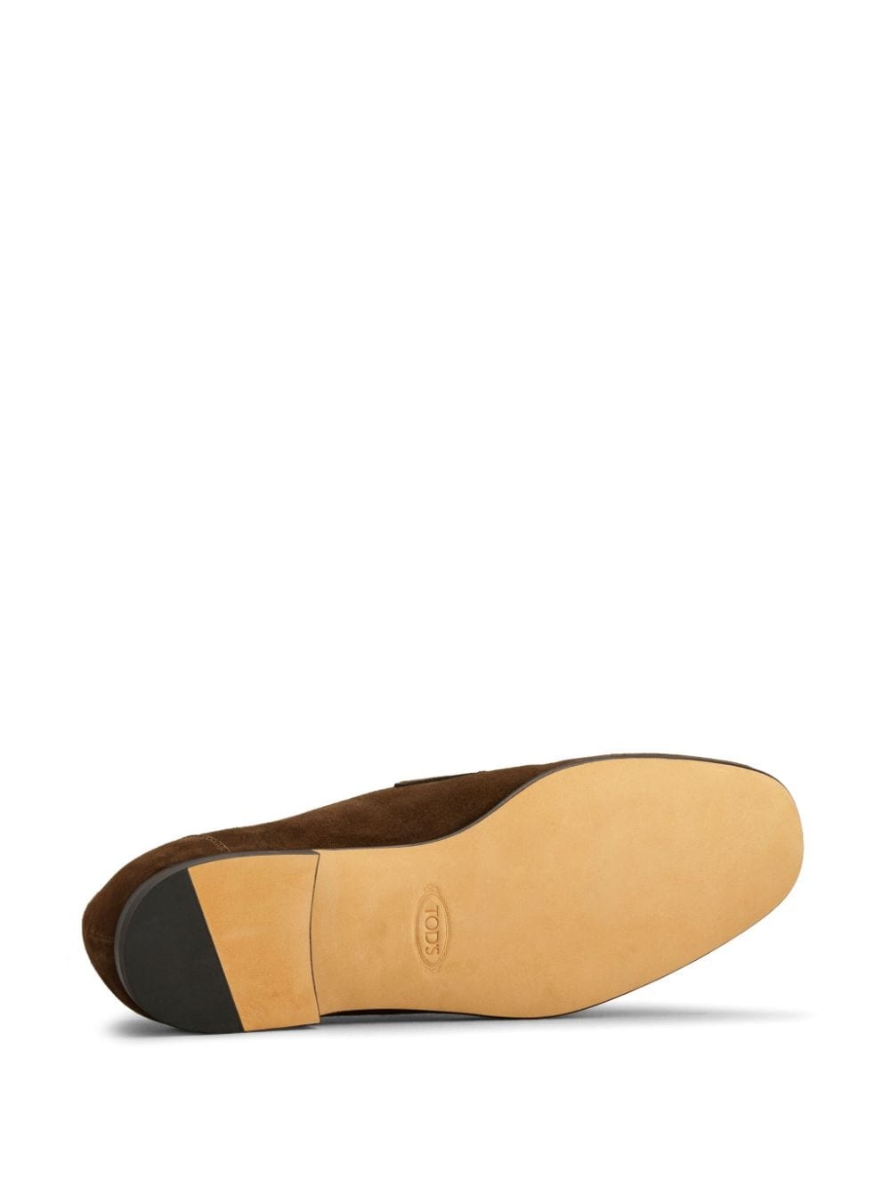 flat rubber sole suede loafers - 4