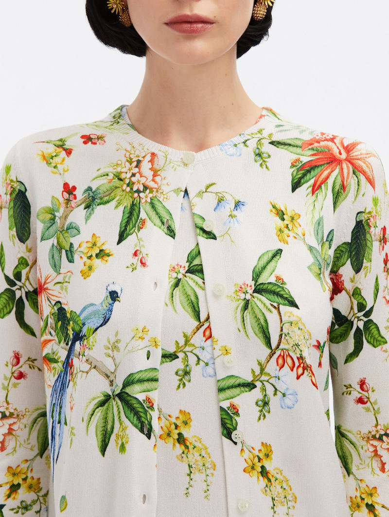 FLORA & FAUNA PRINTED CARDIGAN 4