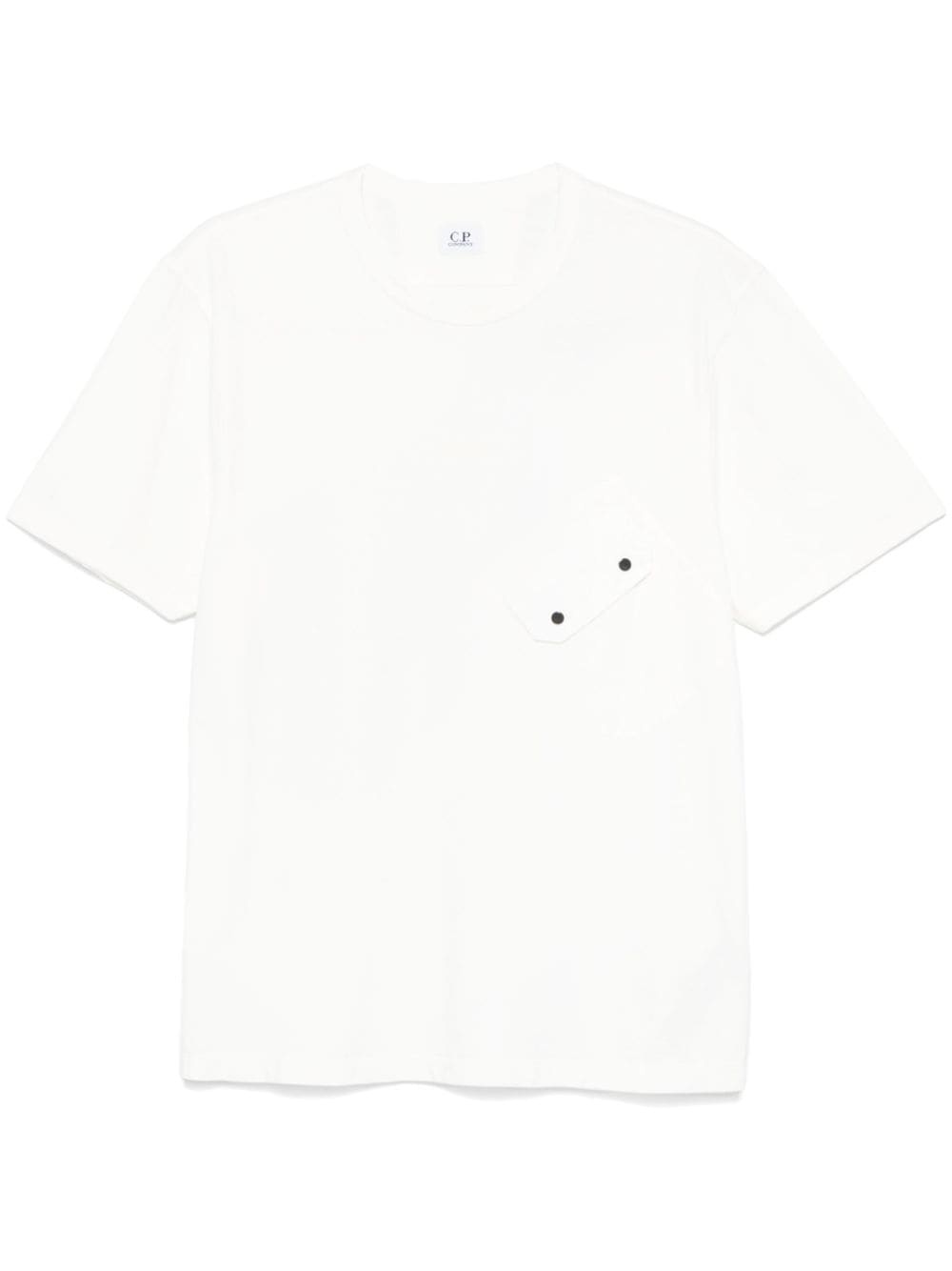 logo-embroidered T-shirt - 1