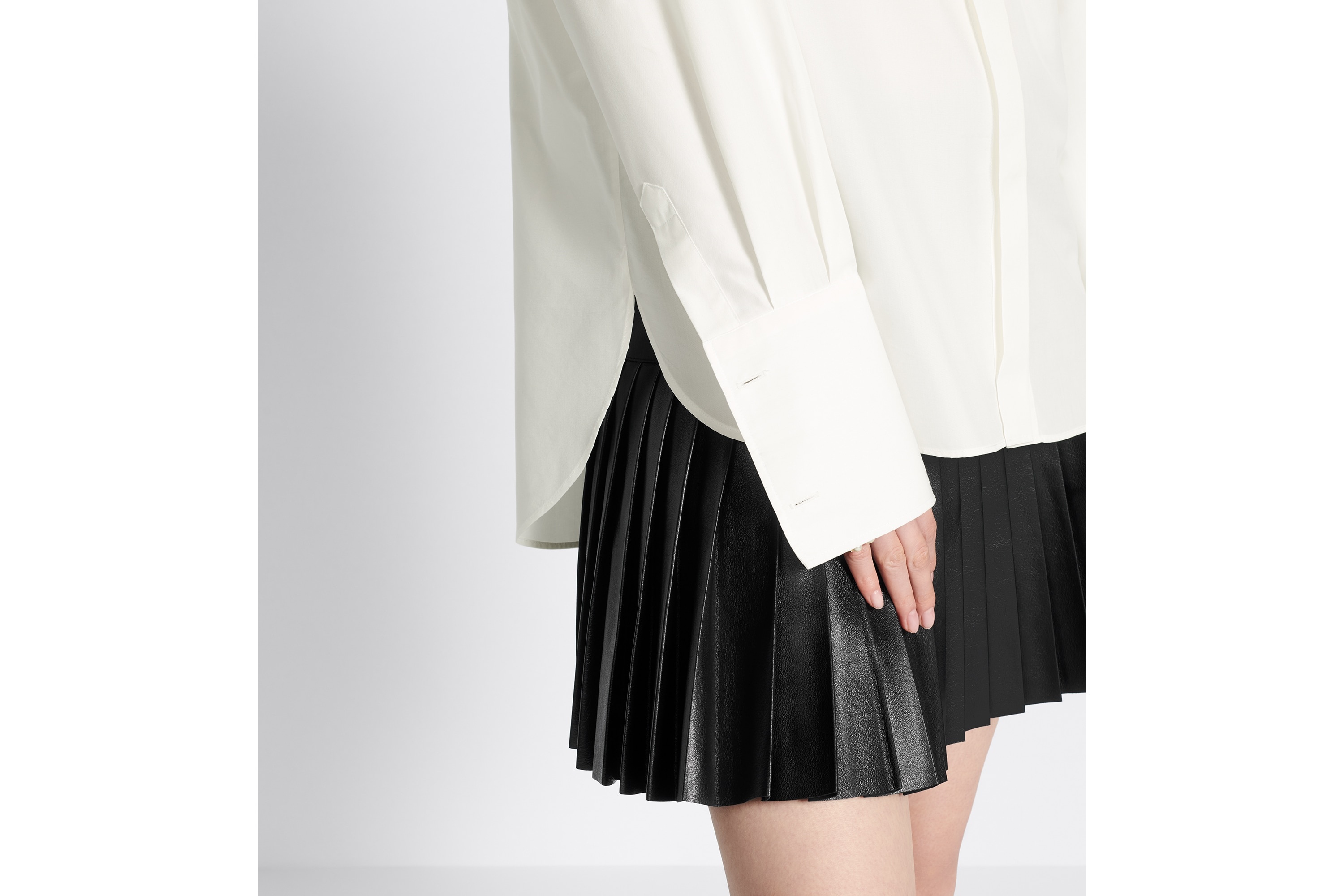 Shirt with Bow Collar - 6