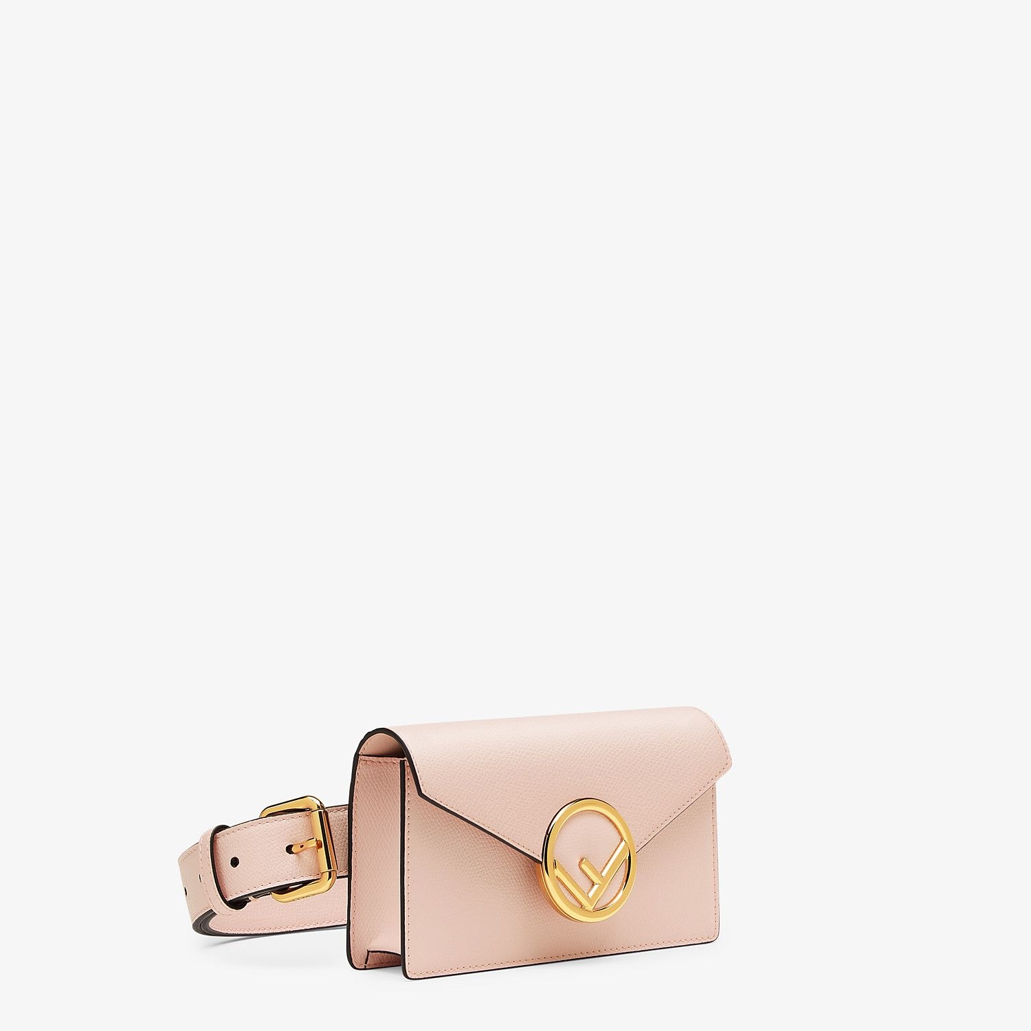 Pink leather belt bag - 2