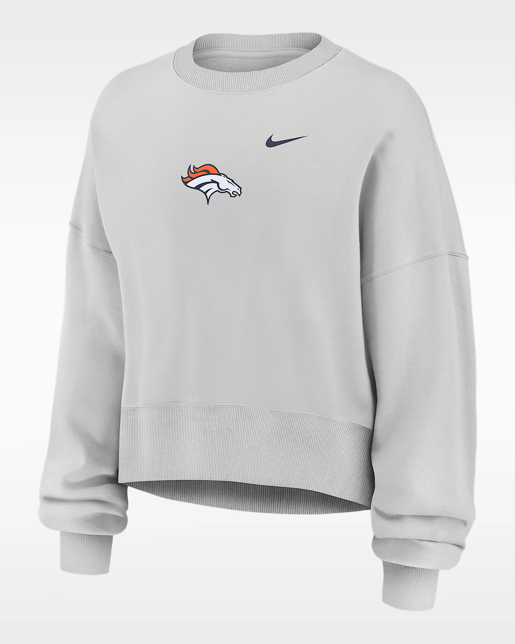 Denver Broncos Primetime Phoenix Women's Nike NFL Oversized Pullover Crew - 1