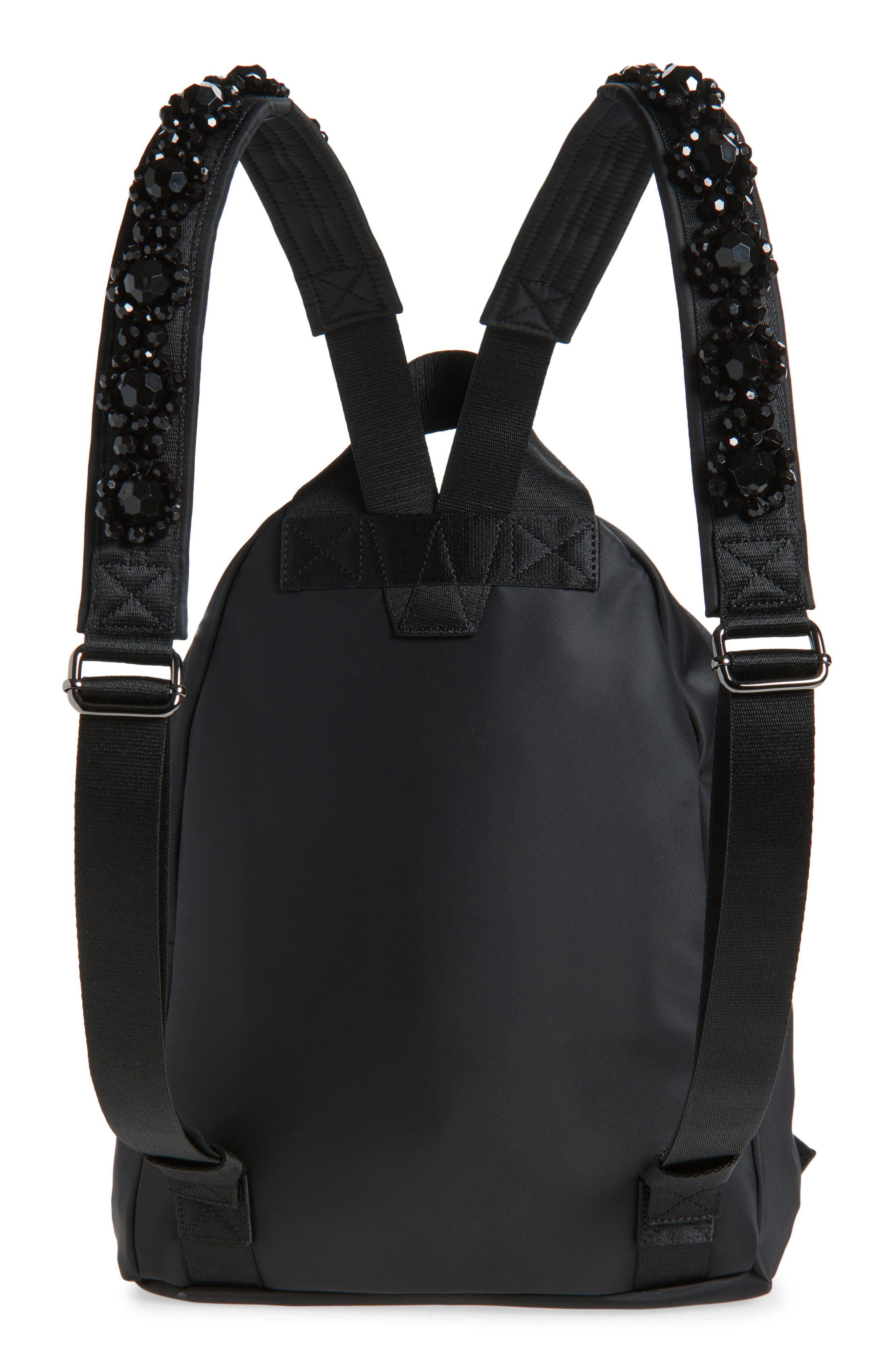 Simone Rocha Bow Front Backpack in Black/jet at Nordstrom - 4