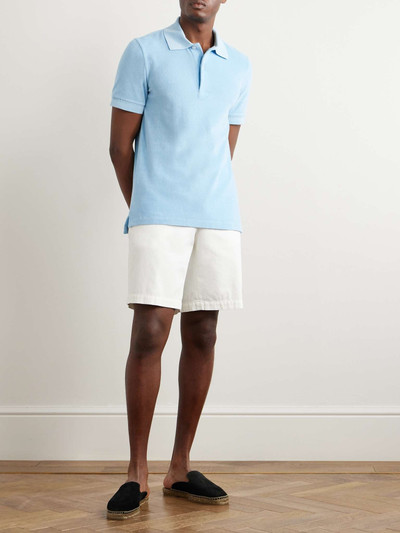 TOM FORD Cotton-Blend Terry Polo Shirt outlook