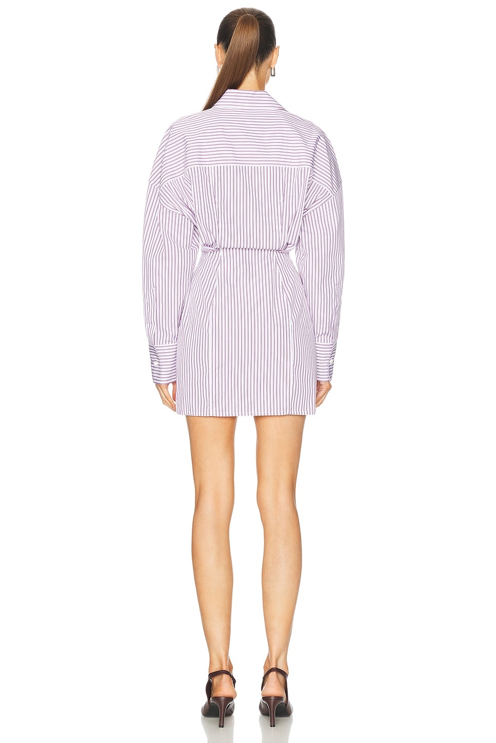 Long Sleeve Shirt Dress - 3