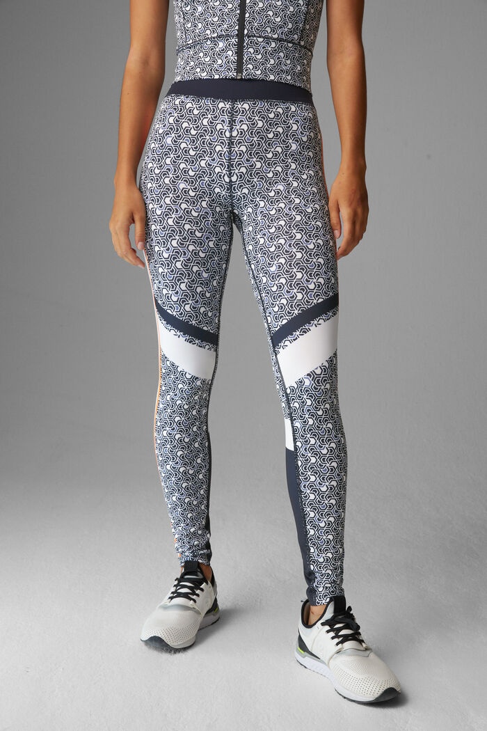 Christin Tights in Navy blue/White - 2