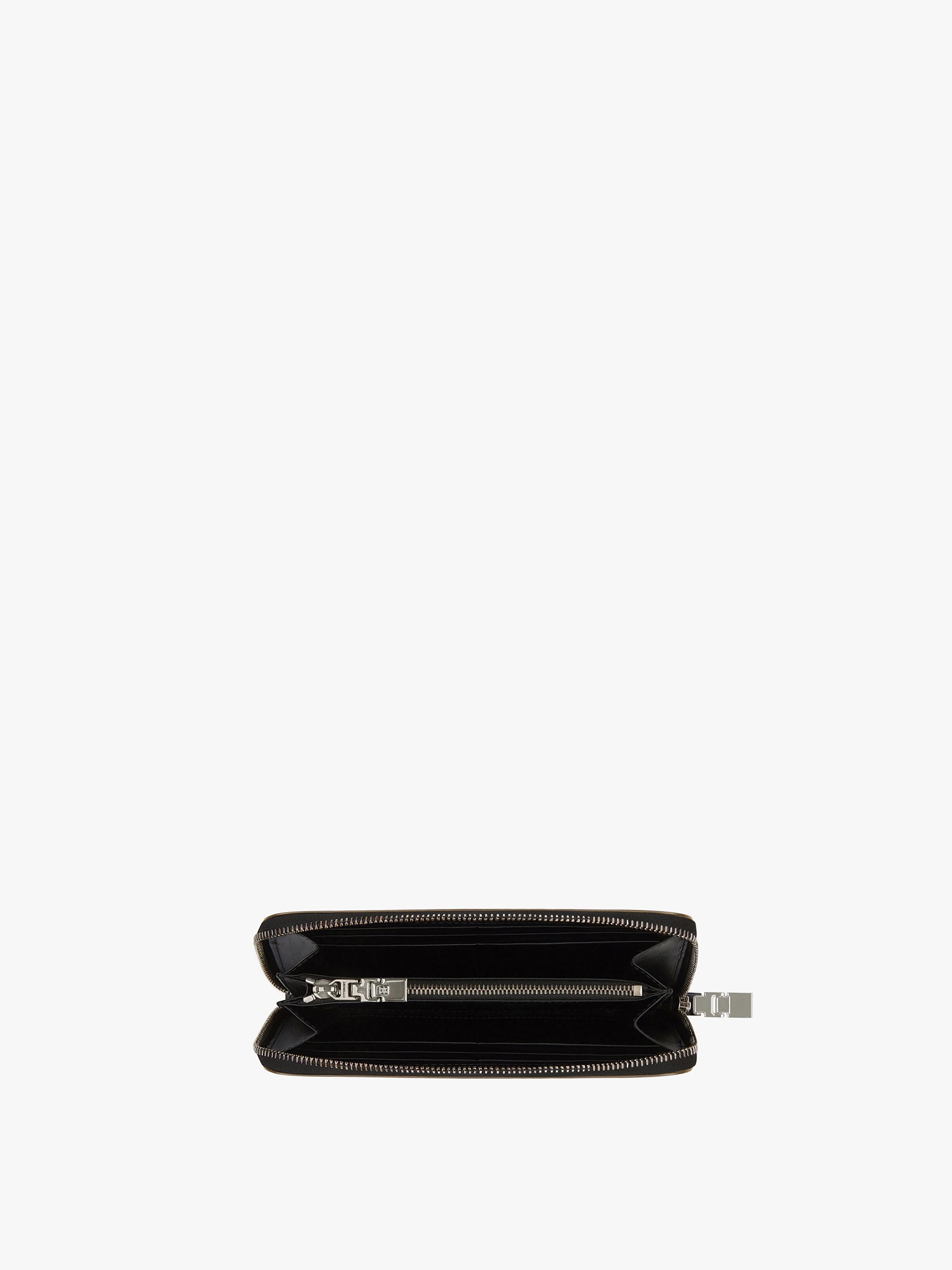 4G LONG ZIPPED WALLET IN GRAINED LEATHER - 2