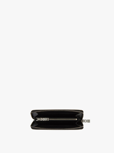 Givenchy 4G LONG ZIPPED WALLET IN GRAINED LEATHER outlook