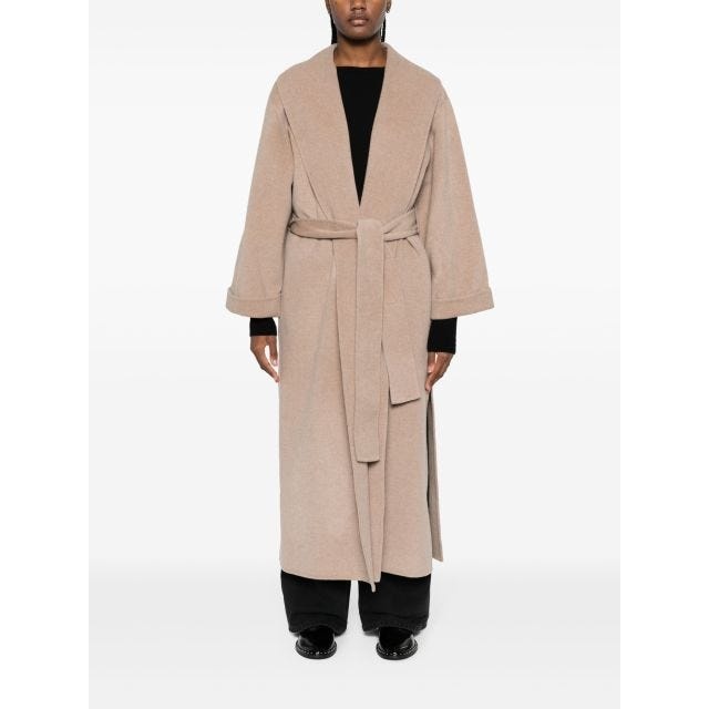 Trullem belted wool coat - 2