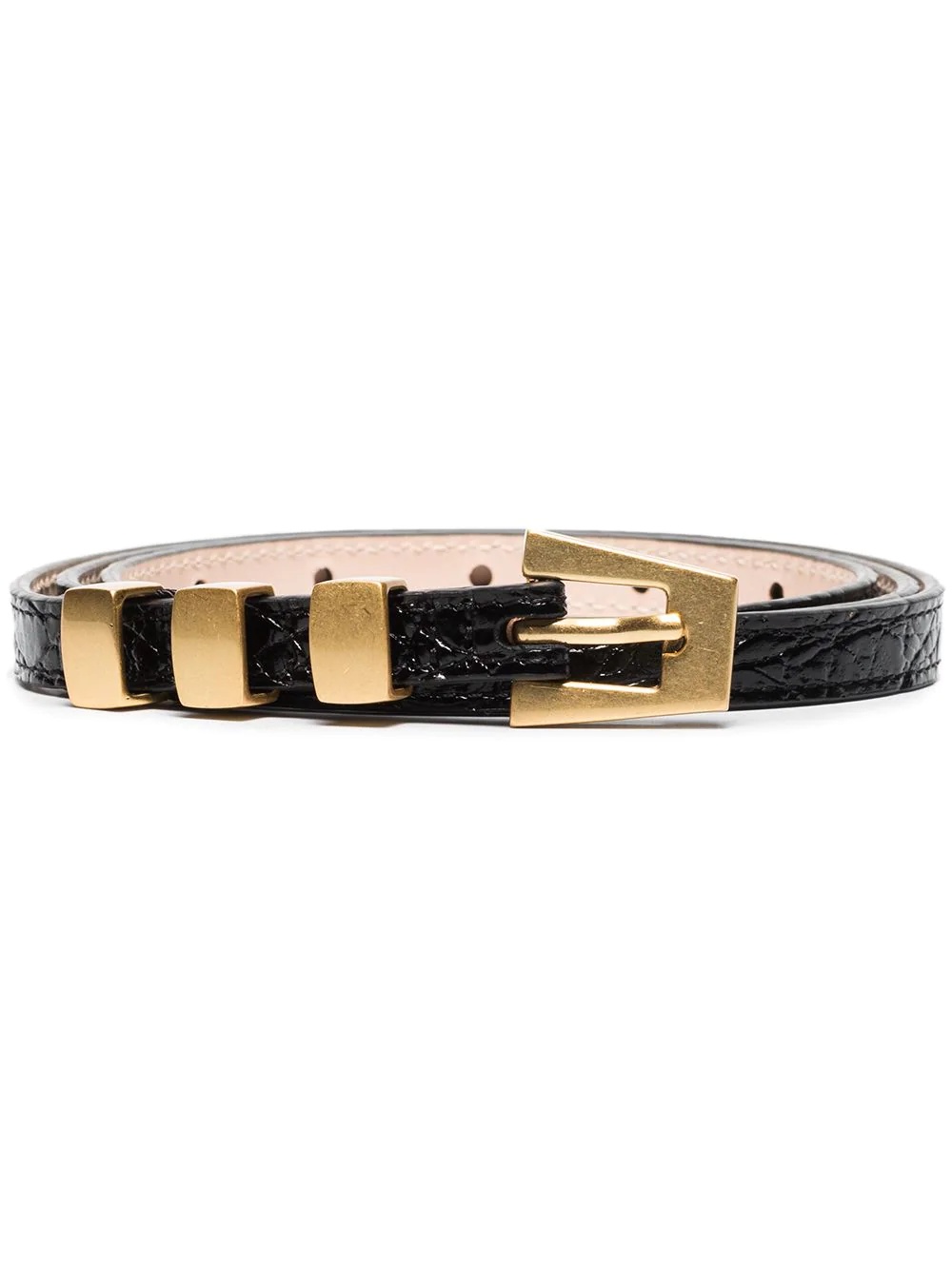 Vic crocodile-effect belt - 1