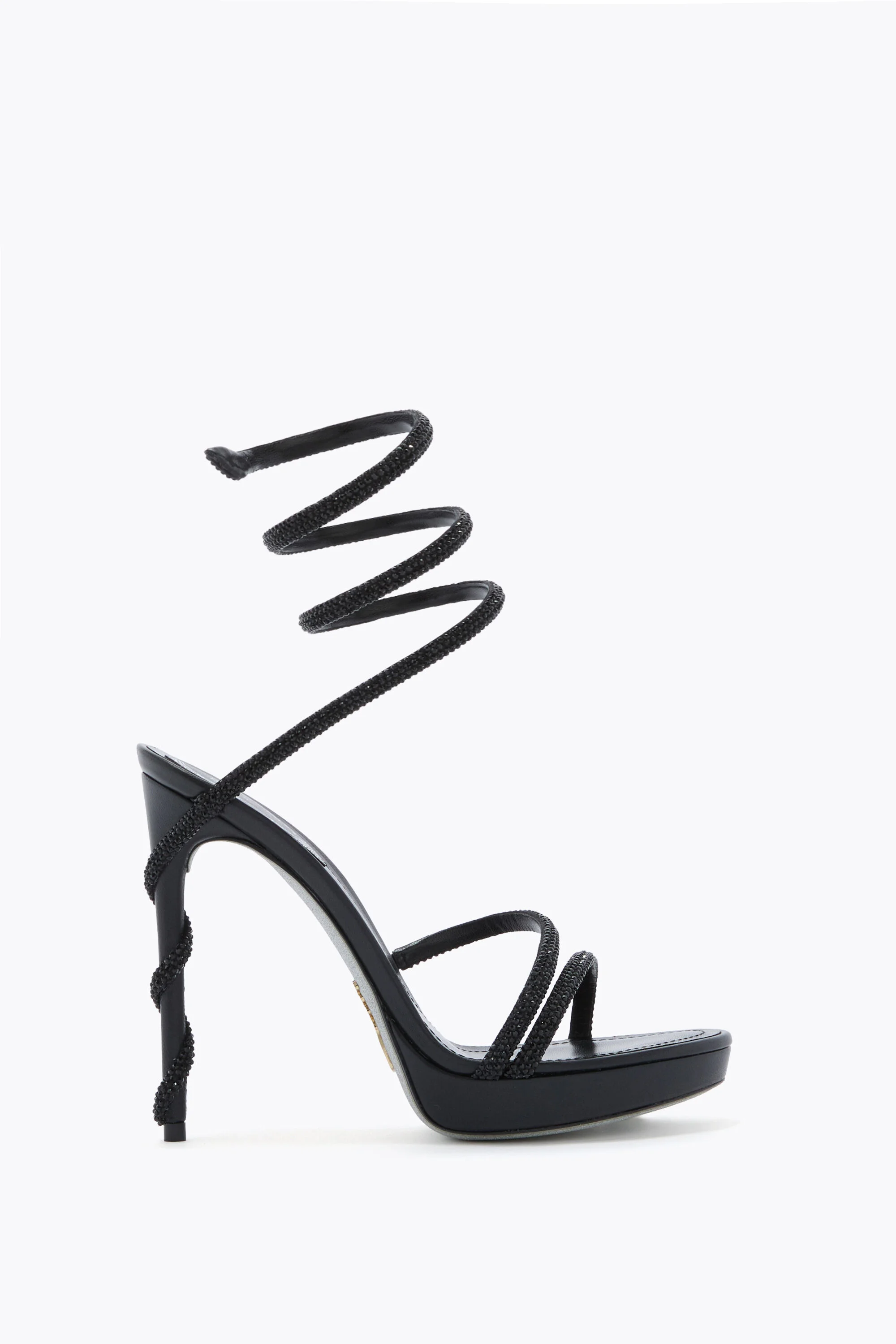 MARGOT BLACK PLATFORM SANDAL 120 - 1