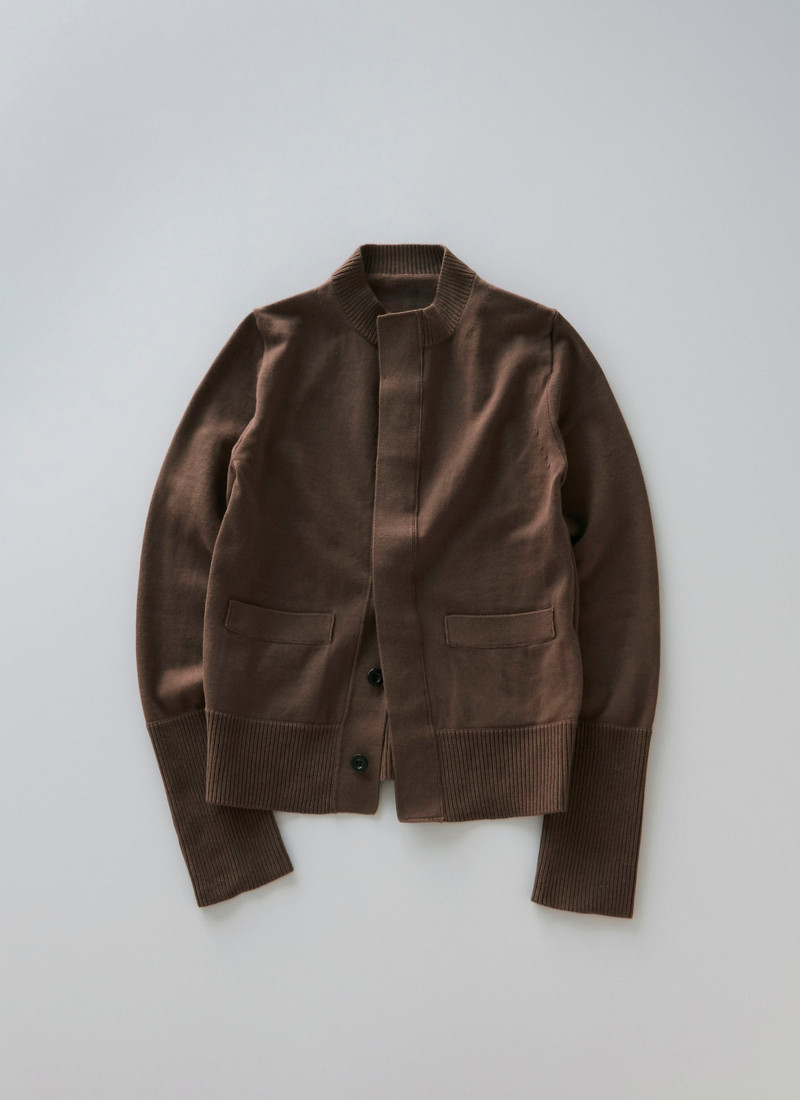 Cotton Cashmere Knit Cardigan 1