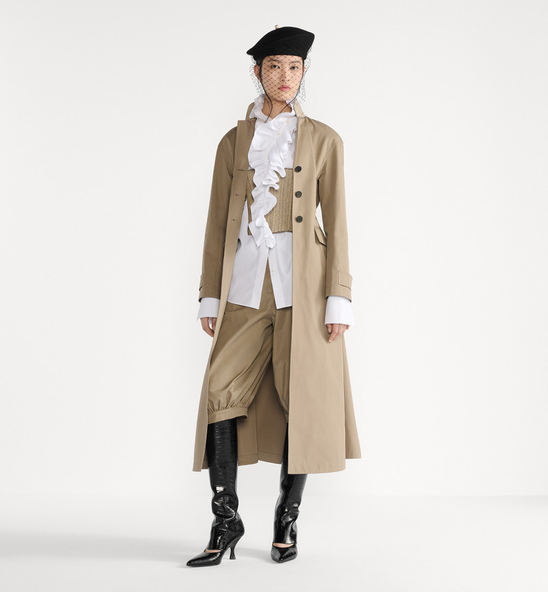 Trench Coat with Integrated Corset 1