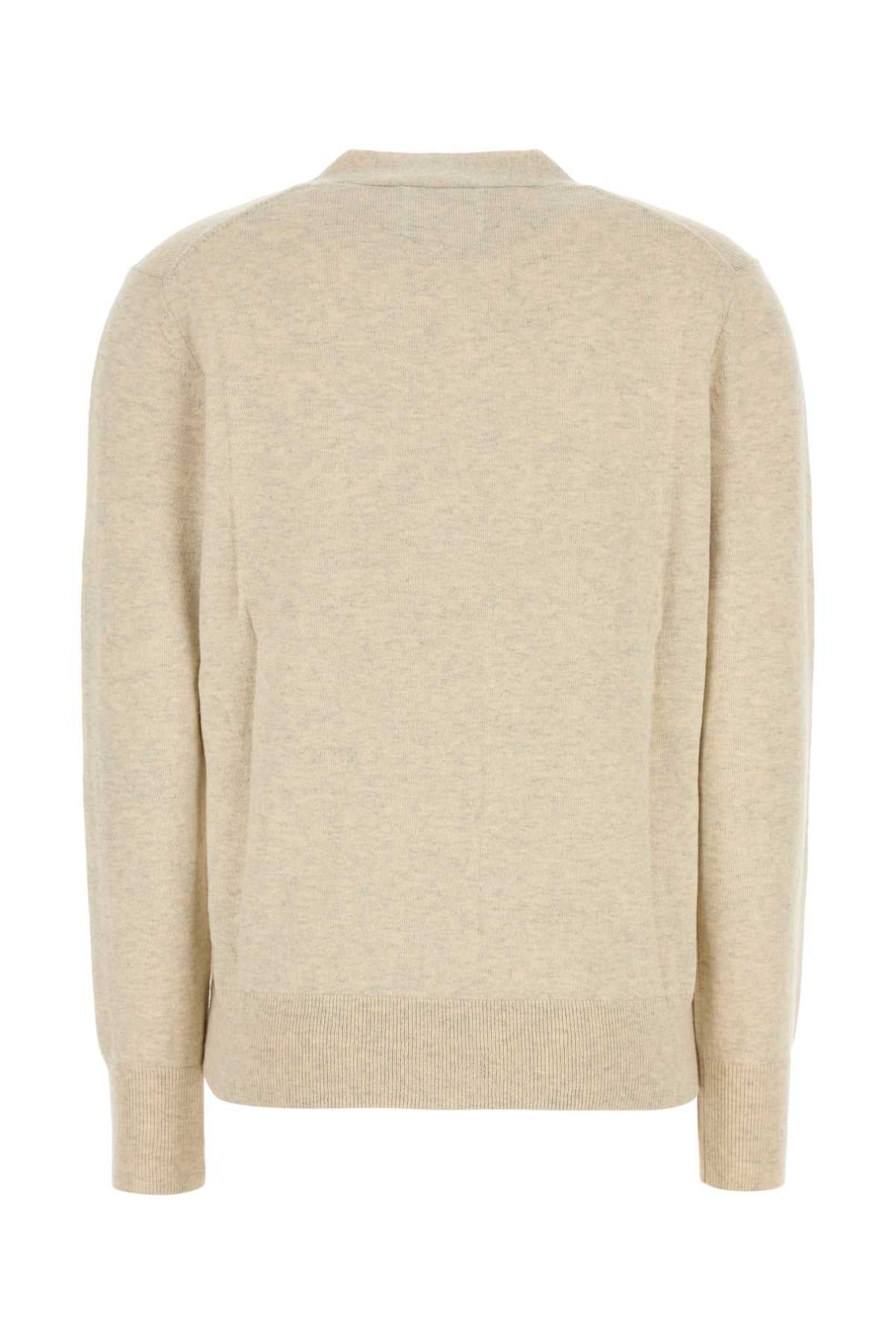 Isabel Marant Etoile Women Melange Cream Cotton Blend Karina Cardigan - 2