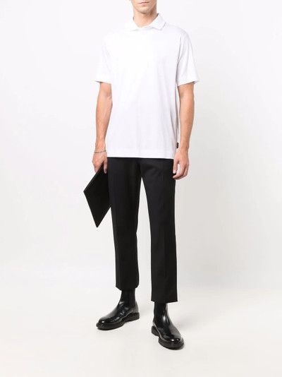 Z Zegna smooth-weave polo-shirt outlook