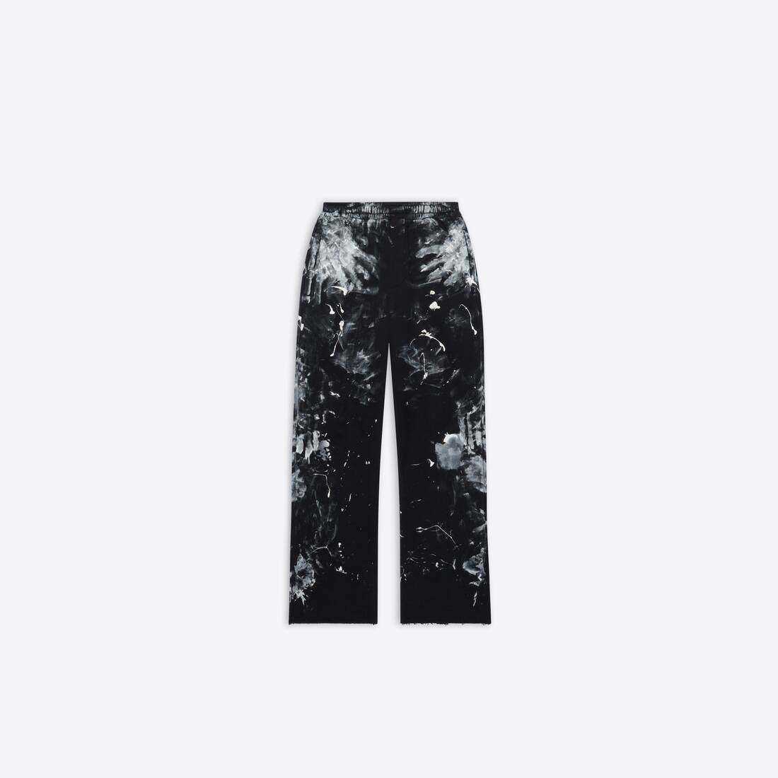 Super Destroyed Baggy Pants in Black