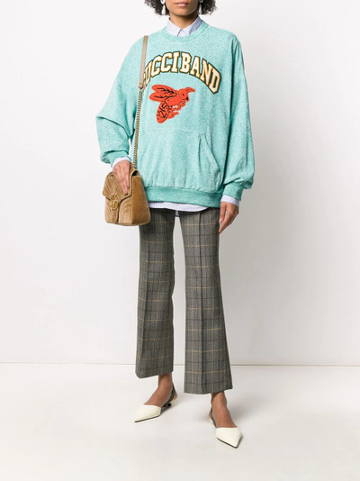 GUCCI logo detail sweatshirt outlook