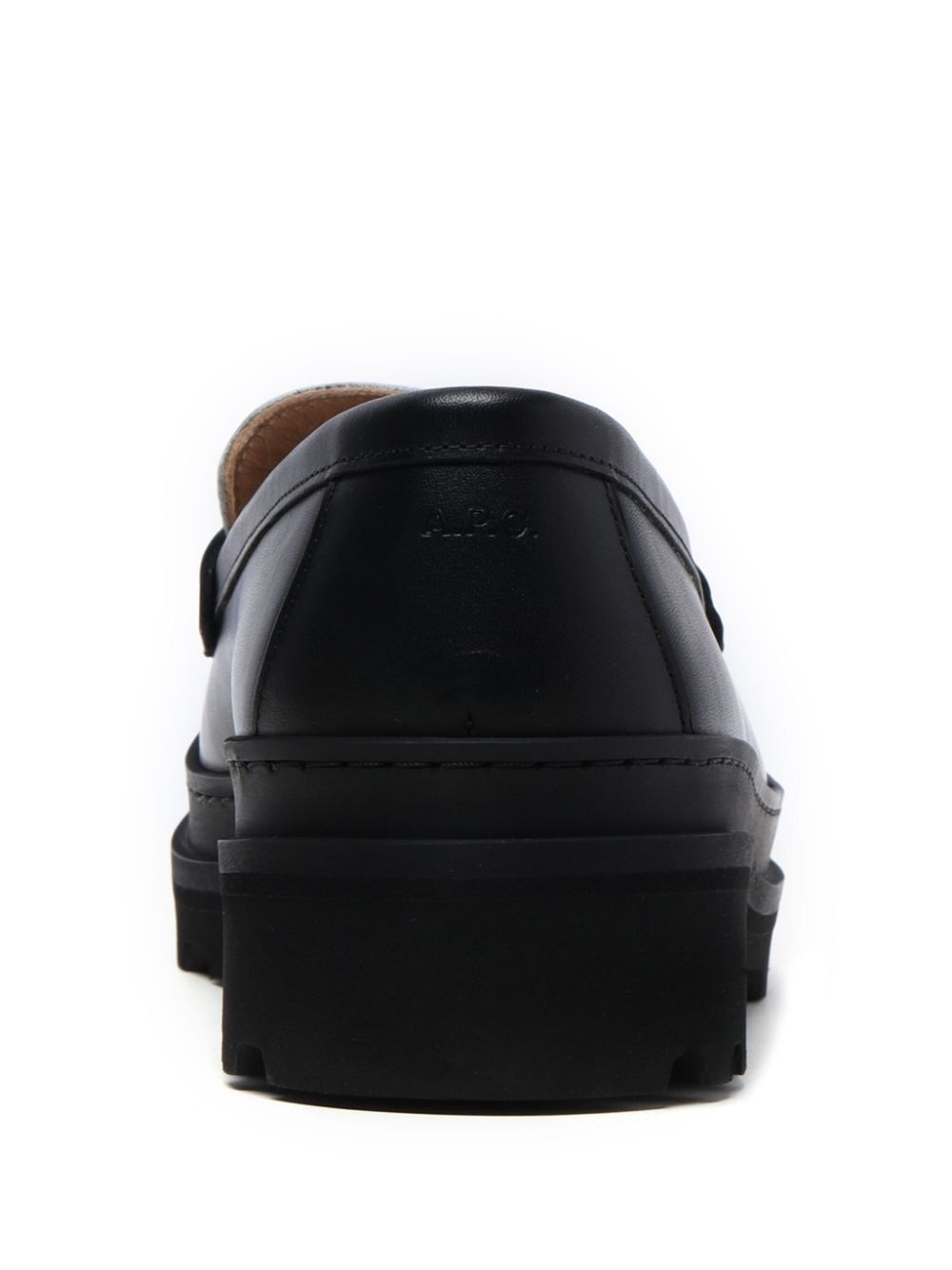 【関税込み】A.P.C. ブラック Clem 2.0 ローファー Black Clem 2.0 Loafers by A.P.C. on Sale
