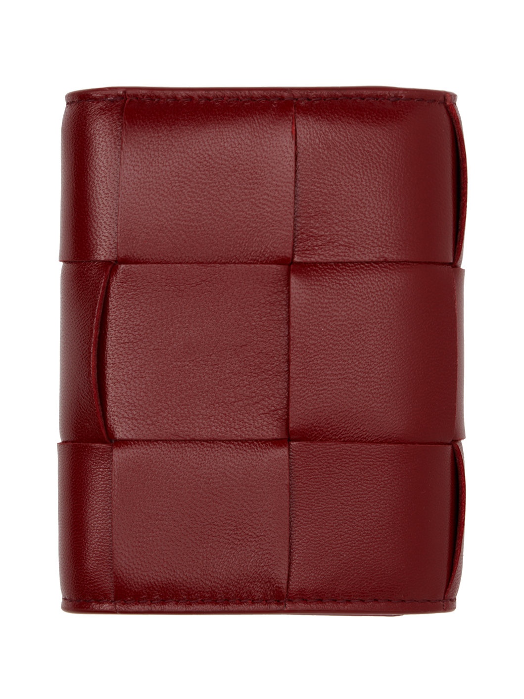 Red Cassette Tri-Fold Zip Wallet - 2