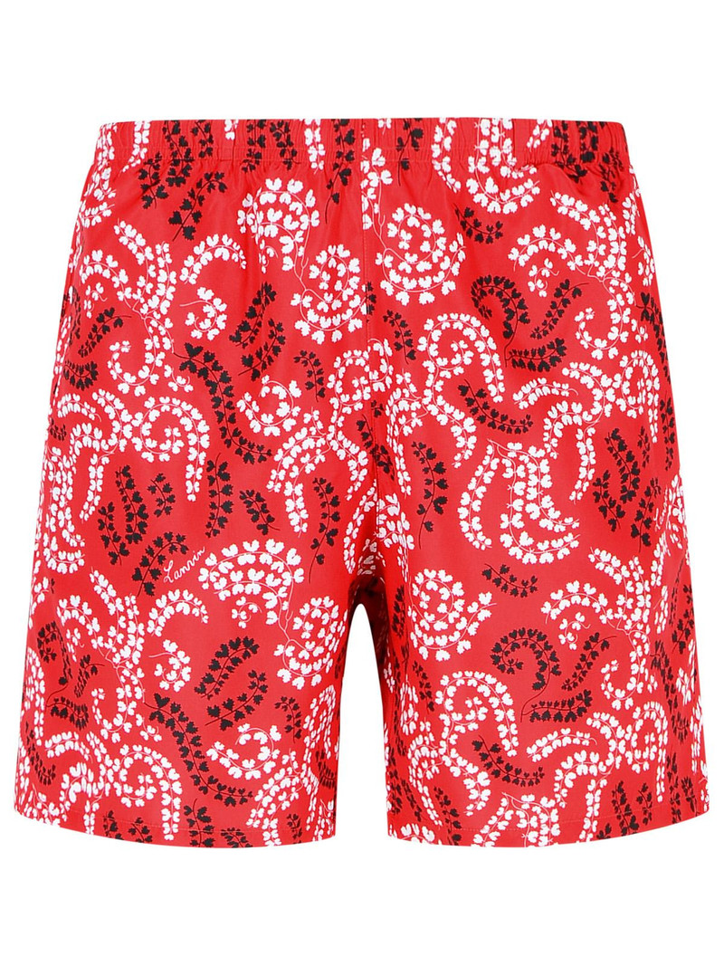 Lanvin Red Polyester Swimsuit Men - 1