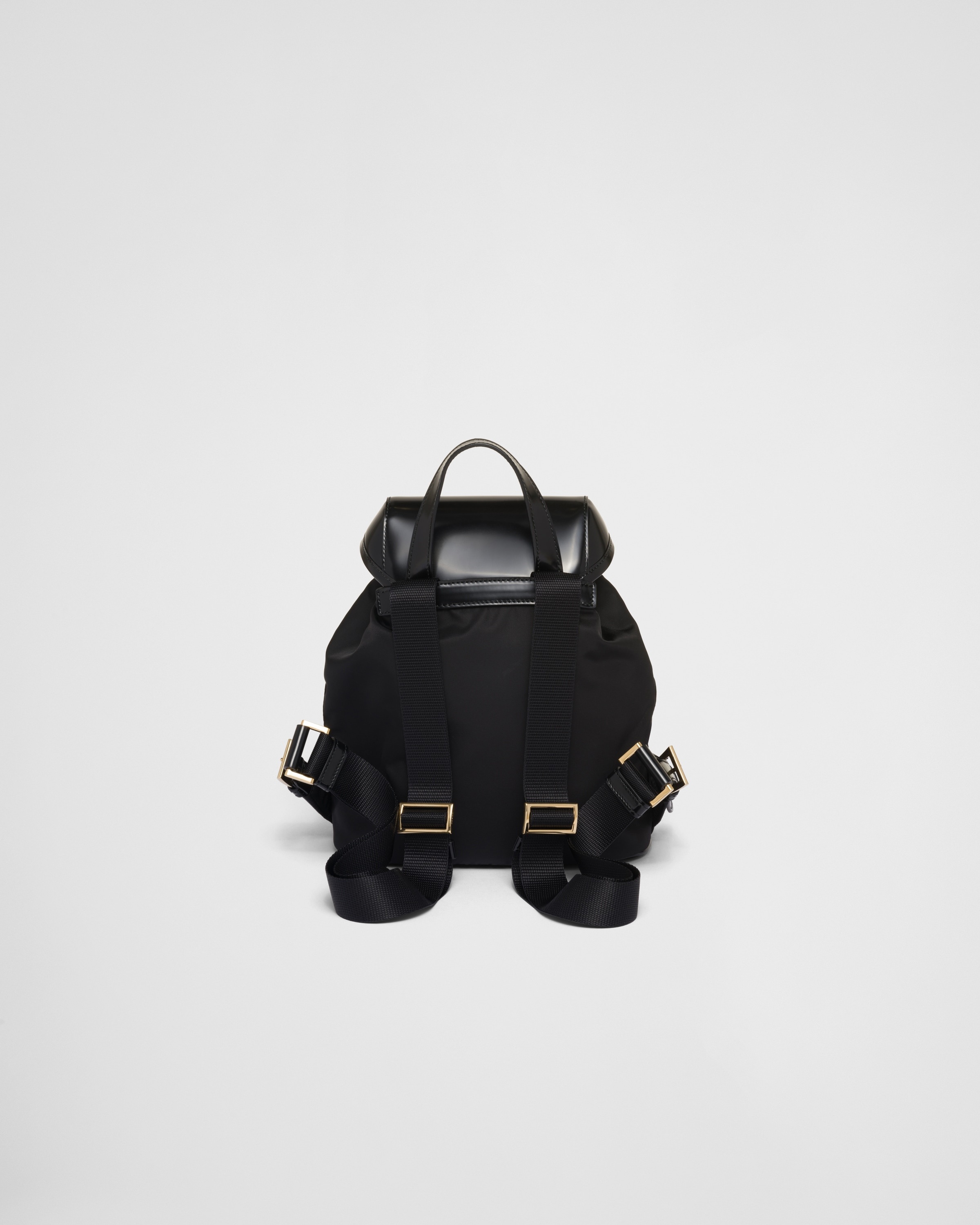 Medium Re-Nylon and brushed leather backpack - 4