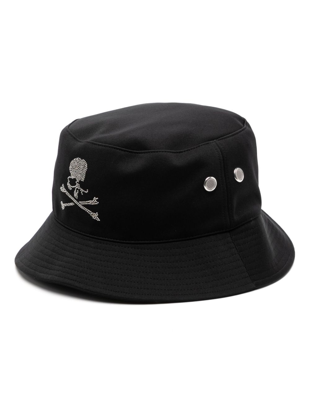 logo print bucket hat - 1